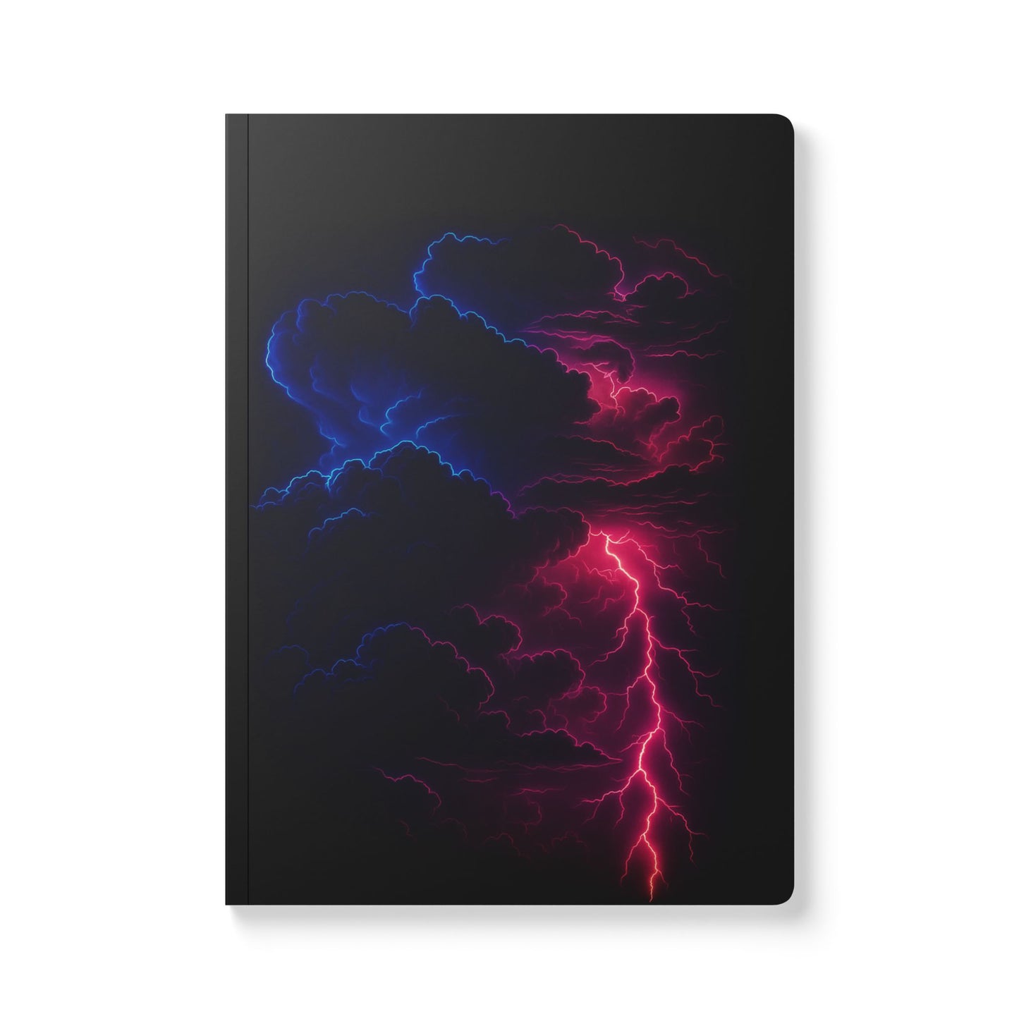 Neon Lightning Storm Journal – Electric Aesthetic Softcover Notebook with Tear-Off Pages for Writers, Creatives & Gift Givi