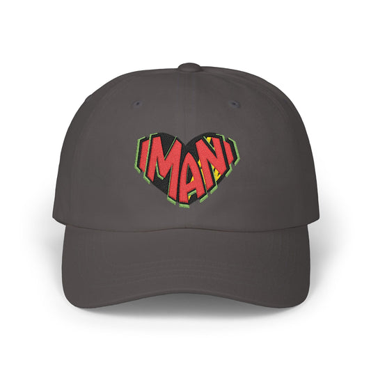 Imani Faith Kwanzaa Dad Hat | Premium Pan-African Baseball Cap | Black History Month Gift | Cultural Pride Streetwear