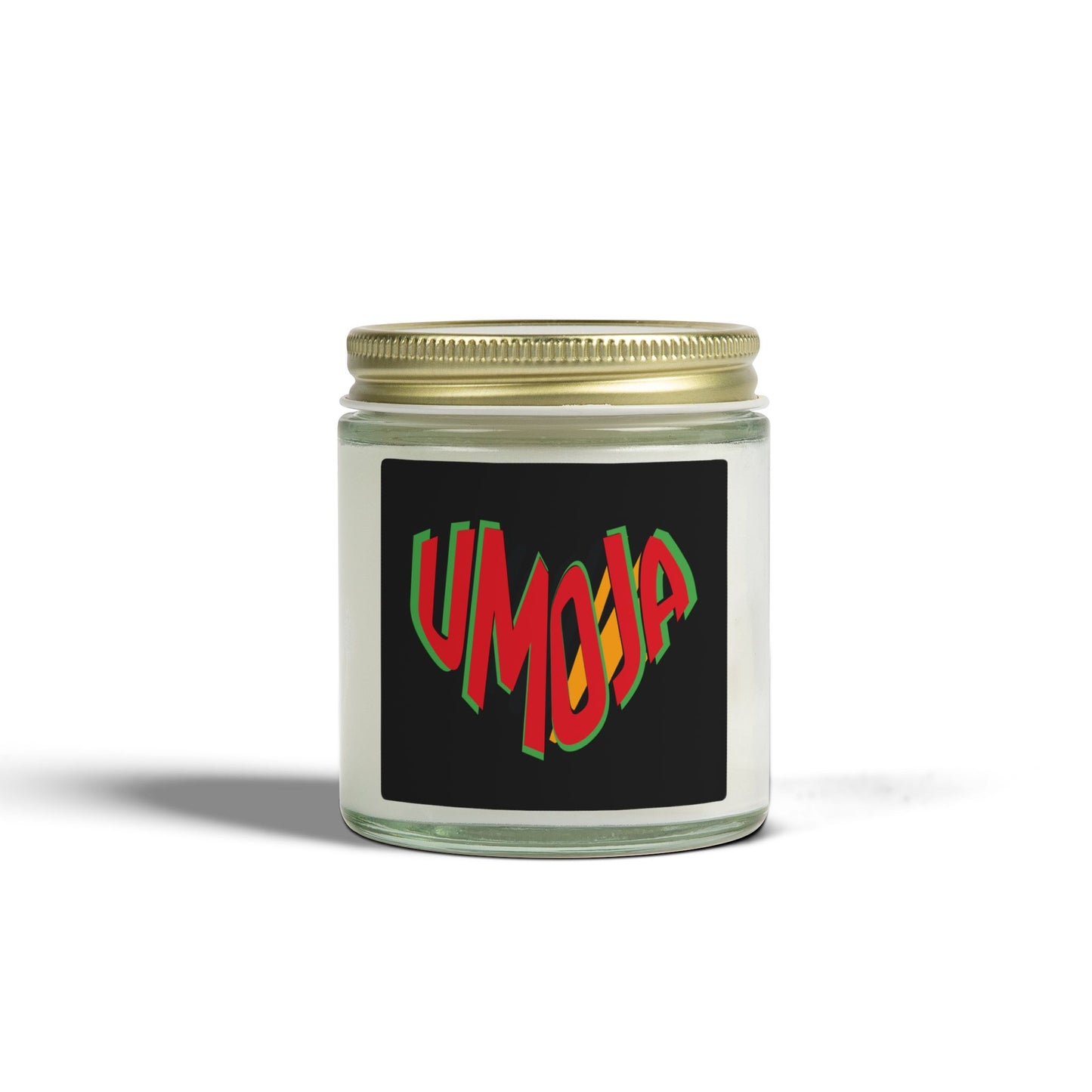 Umoja Unity Kwanzaa Candle | Natural Coconut Apricot Wax | African Heritage Gift | Black History Month | Cultural Home Decor