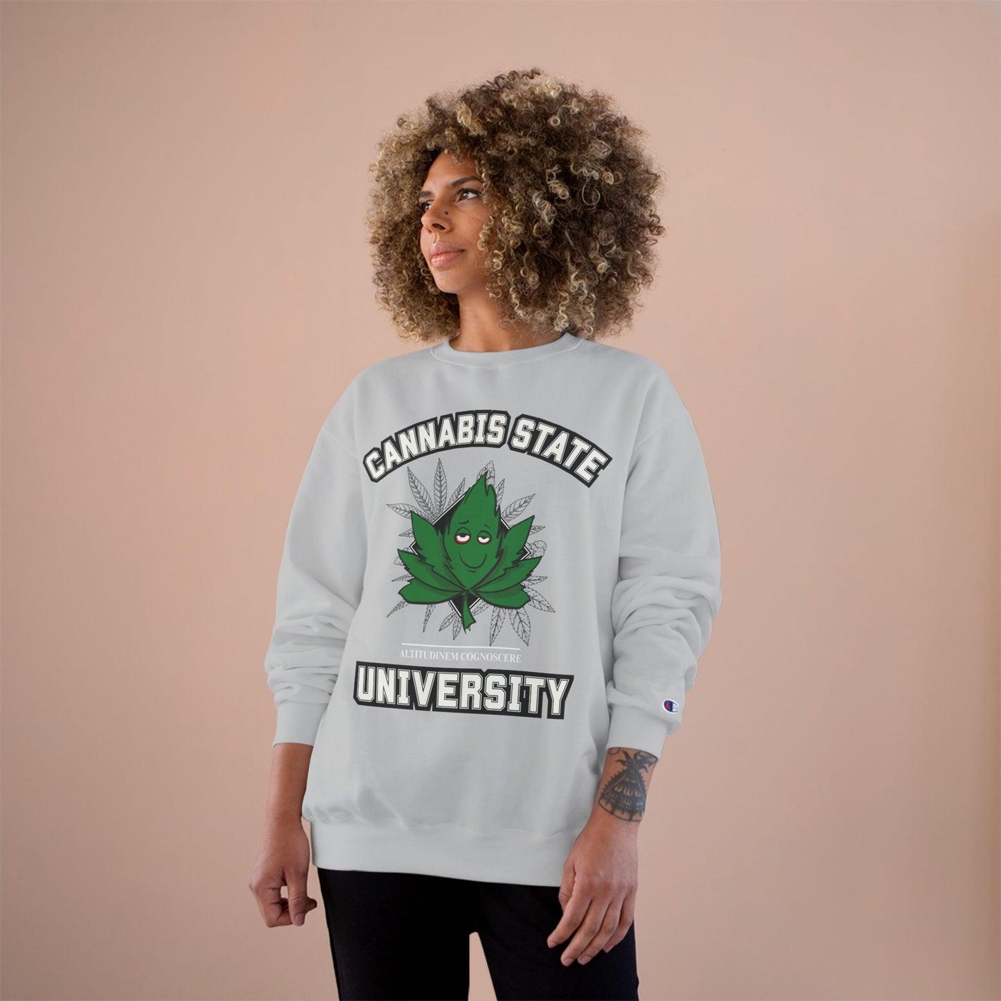 Champion Sweatshirt - Cannabis University and College Themed Shirt