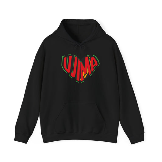 Ujima Collective Work Kwanzaa Hoodie | Premium Pan-African Hooded Sweatshirt | Black History Month Gift | Cultural Pride Streetwear