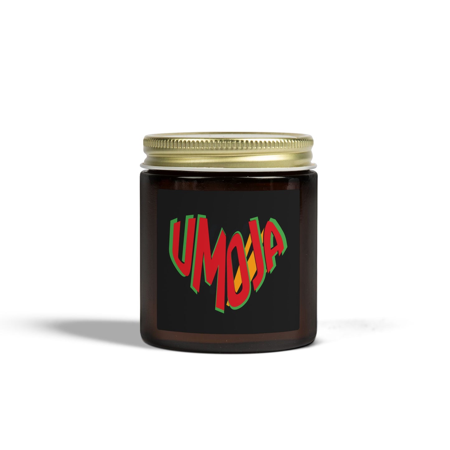 Umoja Unity Kwanzaa Candle | Natural Coconut Apricot Wax | African Heritage Gift | Black History Month | Cultural Home Decor