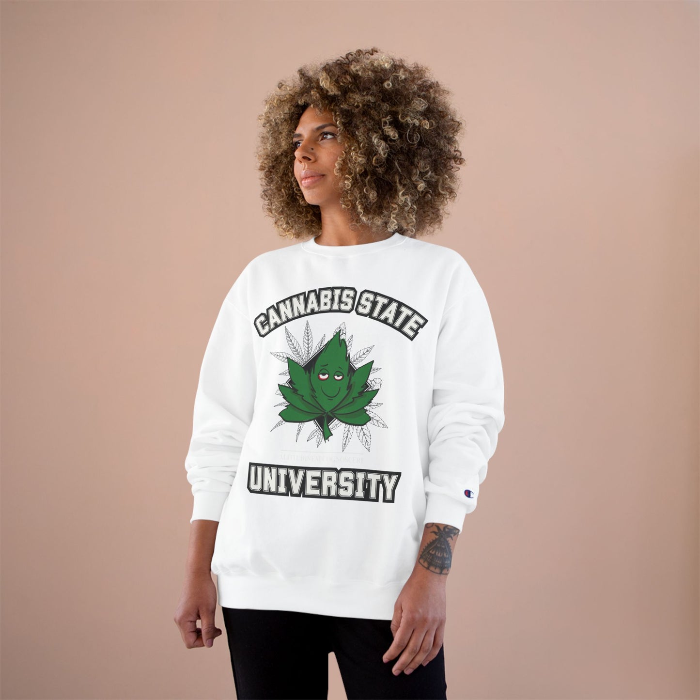 Champion Sweatshirt - Cannabis University and College Themed Shirt