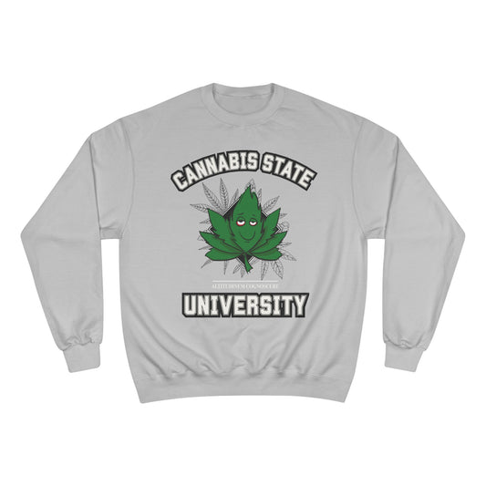 Champion Sweatshirt - Cannabis University and College Themed Shirt