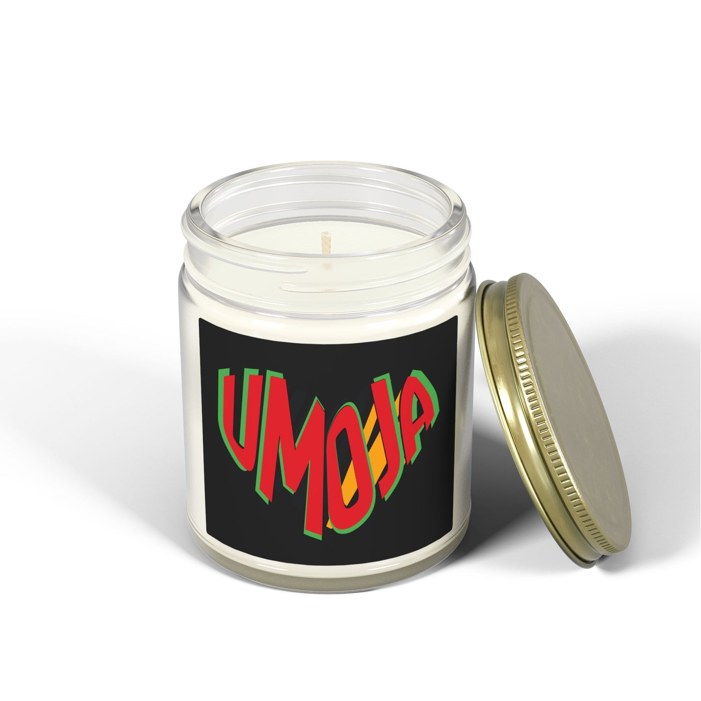 Umoja Unity Kwanzaa Candle | Natural Coconut Apricot Wax | African Heritage Gift | Black History Month | Cultural Home Decor