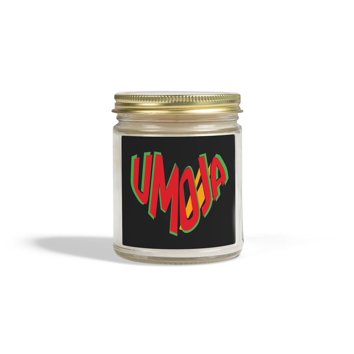 Umoja Unity Kwanzaa Candle | Natural Coconut Apricot Wax | African Heritage Gift | Black History Month | Cultural Home Decor