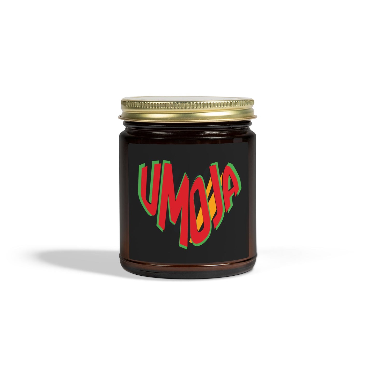 Umoja Unity Kwanzaa Candle | Natural Coconut Apricot Wax | African Heritage Gift | Black History Month | Cultural Home Decor